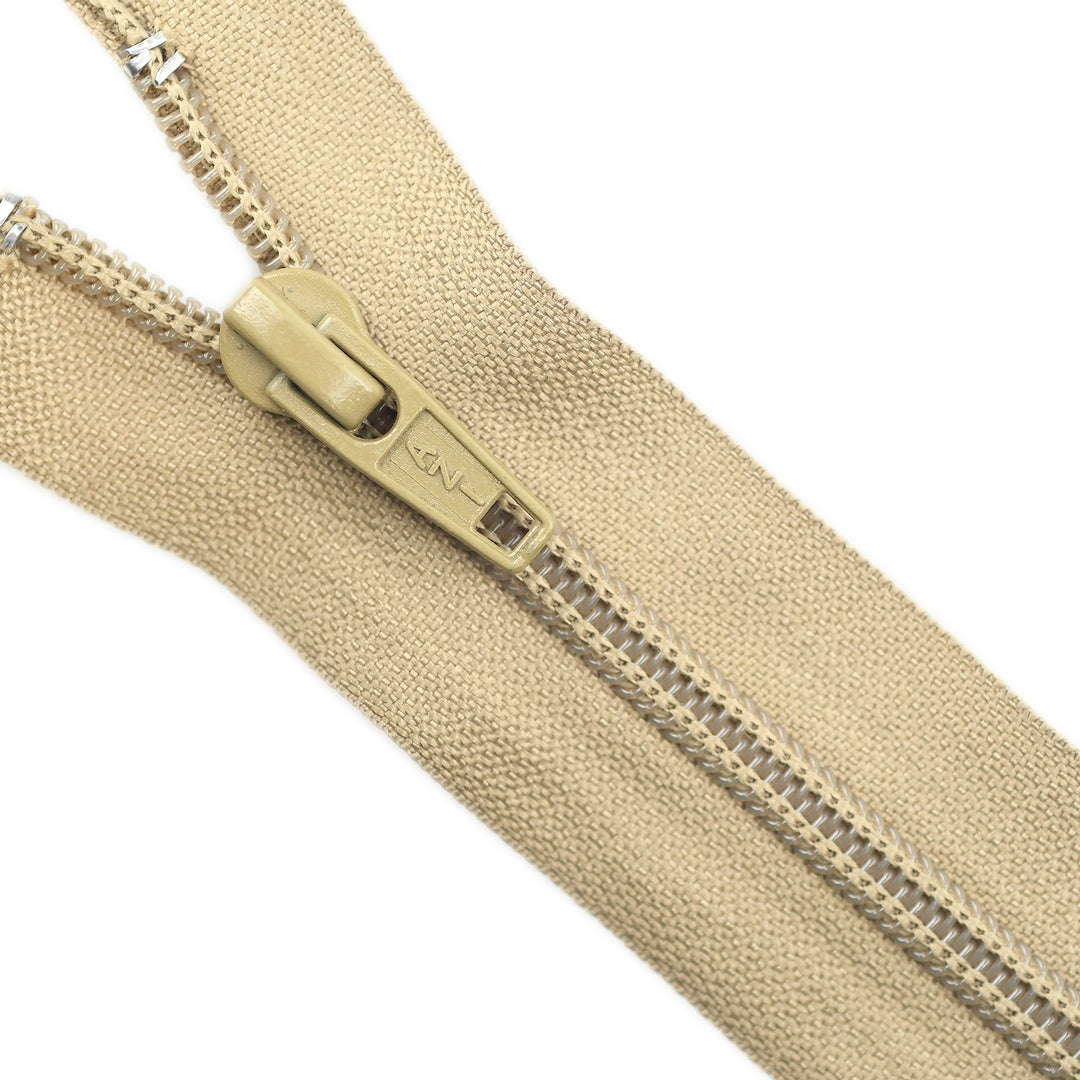 NYLON NO.5 OPEN-END TWO-WAY ZIP COL ICED COFFEE