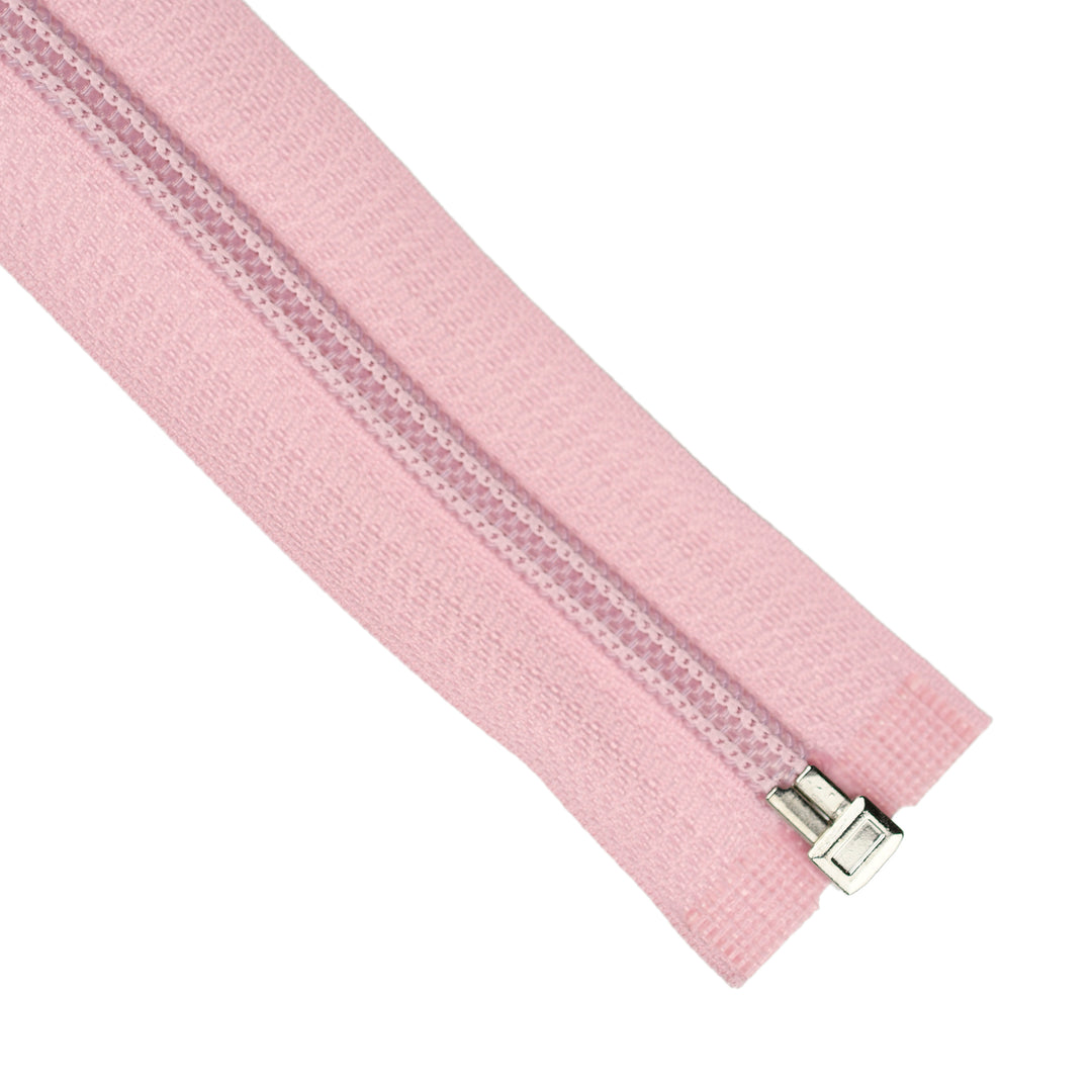 NYLON OPEN-END ZIP NO.5 COL ORCHID