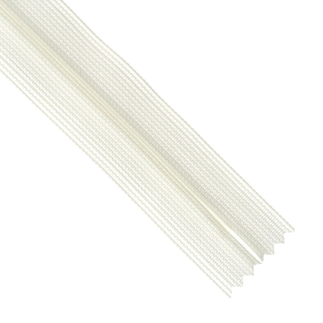 YKK INVISIBLE MESH ZIP COL 030 OFF-WHITE/ LIGHT IVORY