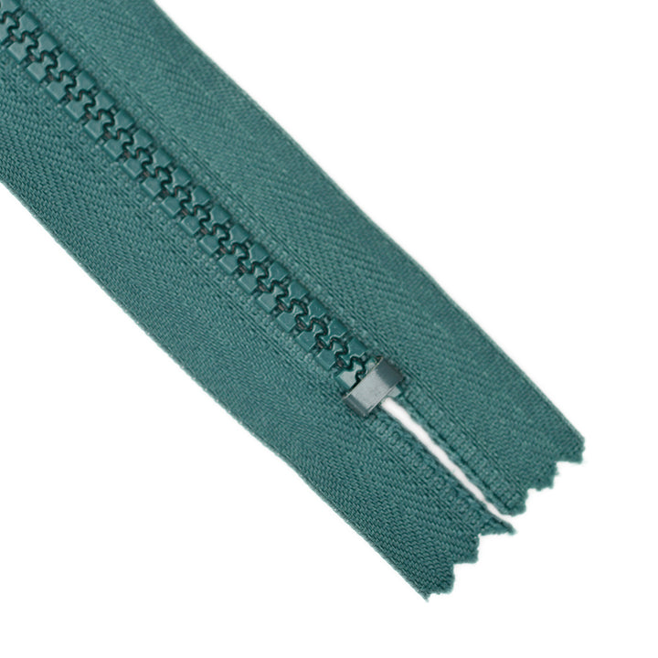 CHUNKY CLOSED-END ZIP NO.5 COL BOTTLE GREEN