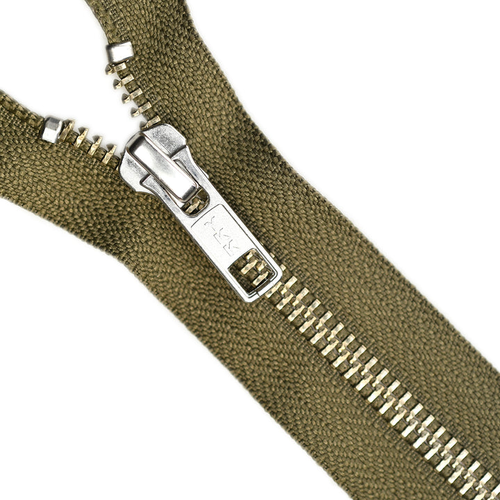 YKK METAL CLOSED-END ZIP NO.5 NICKEL COL 565