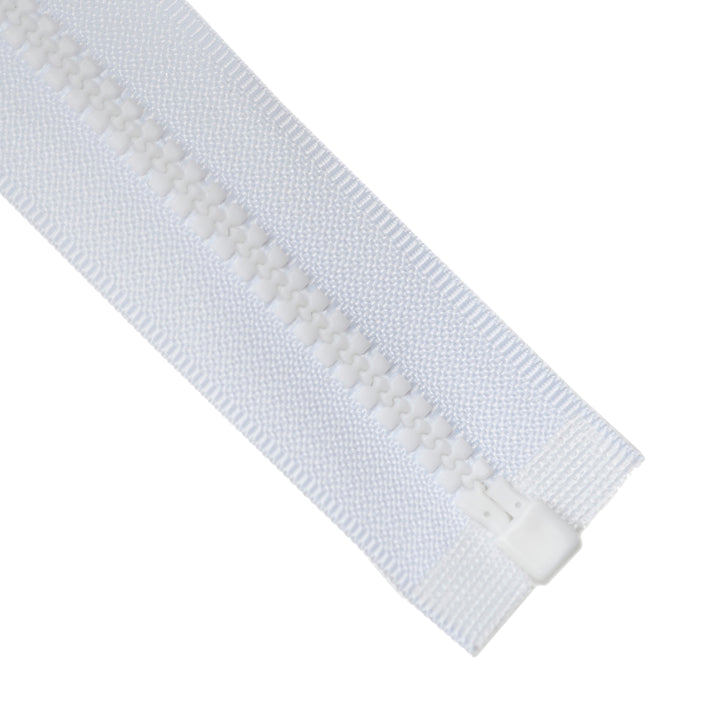 CHUNKY OPEN-END ZIP NO.5 COL WHITE