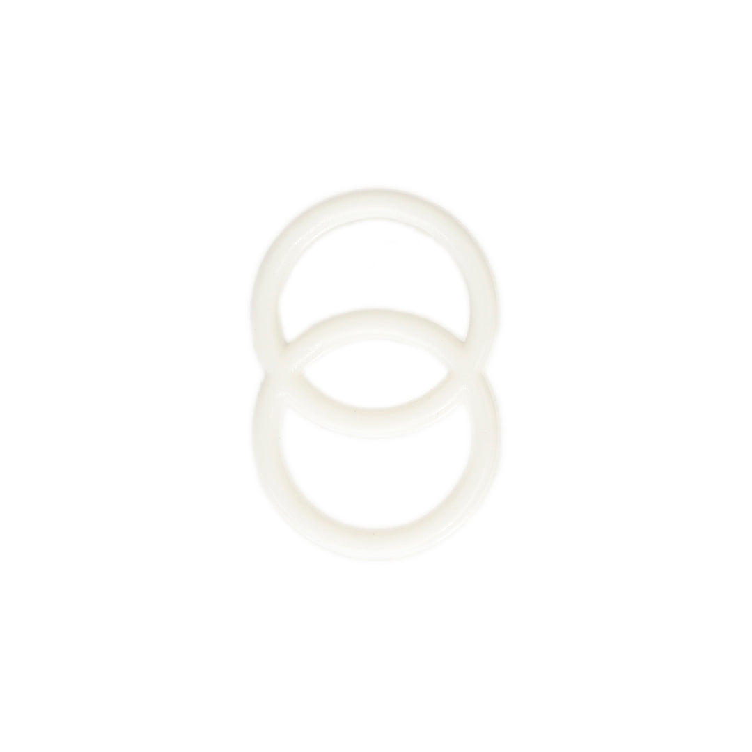 FIGURE-8 PLASTIC FITTING WHITE