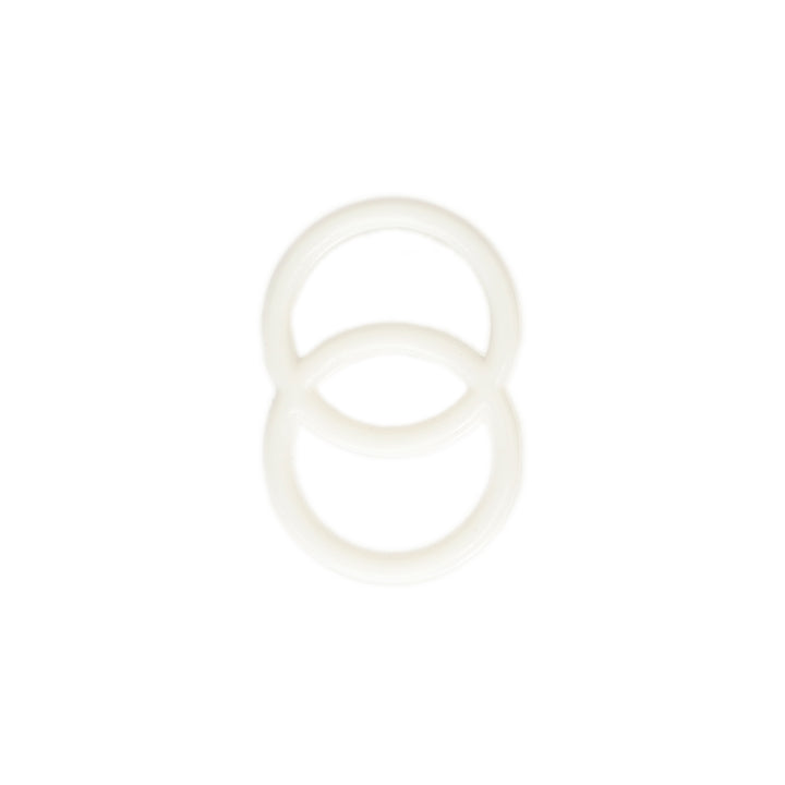 FIGURE-8 PLASTIC FITTING WHITE