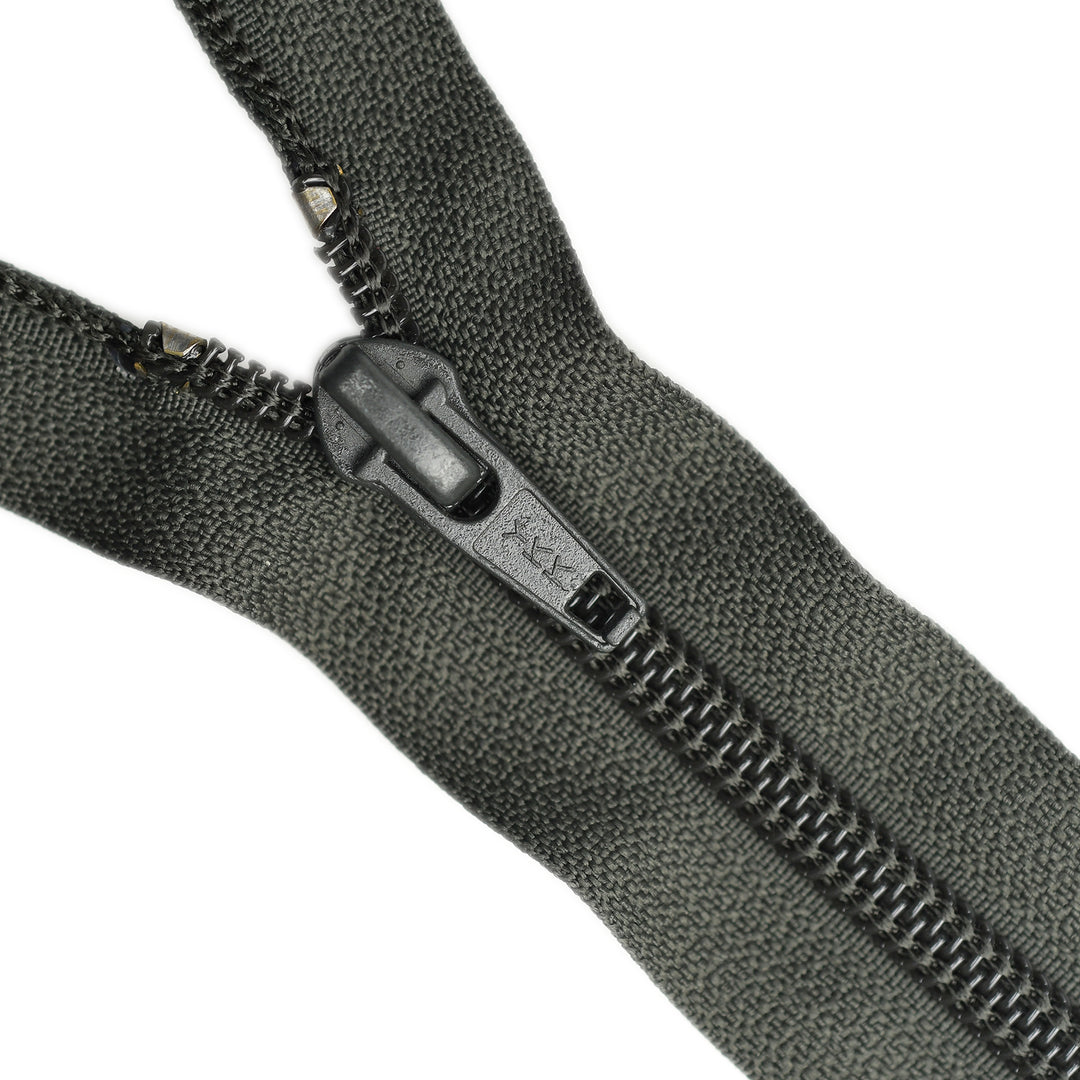 YKK NYLON OPEN-END ZIP NO.5 COL 173 DARK OLIVE GREEN