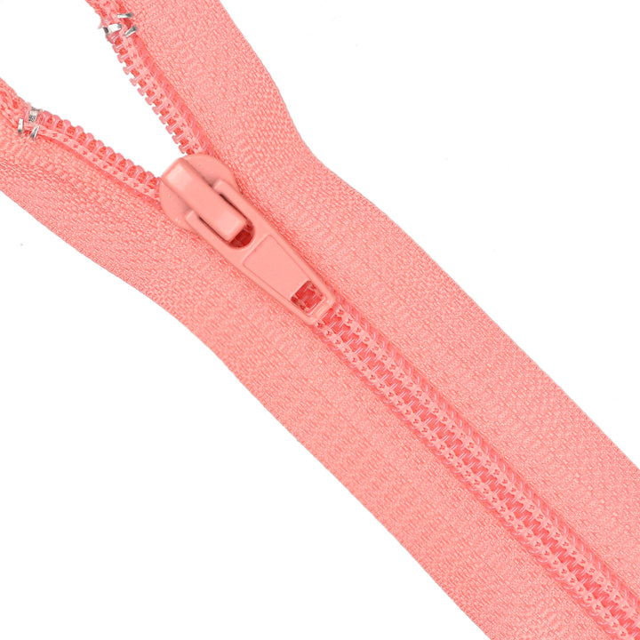 NYLON OPEN-END ZIP NO.5 COL CORAL