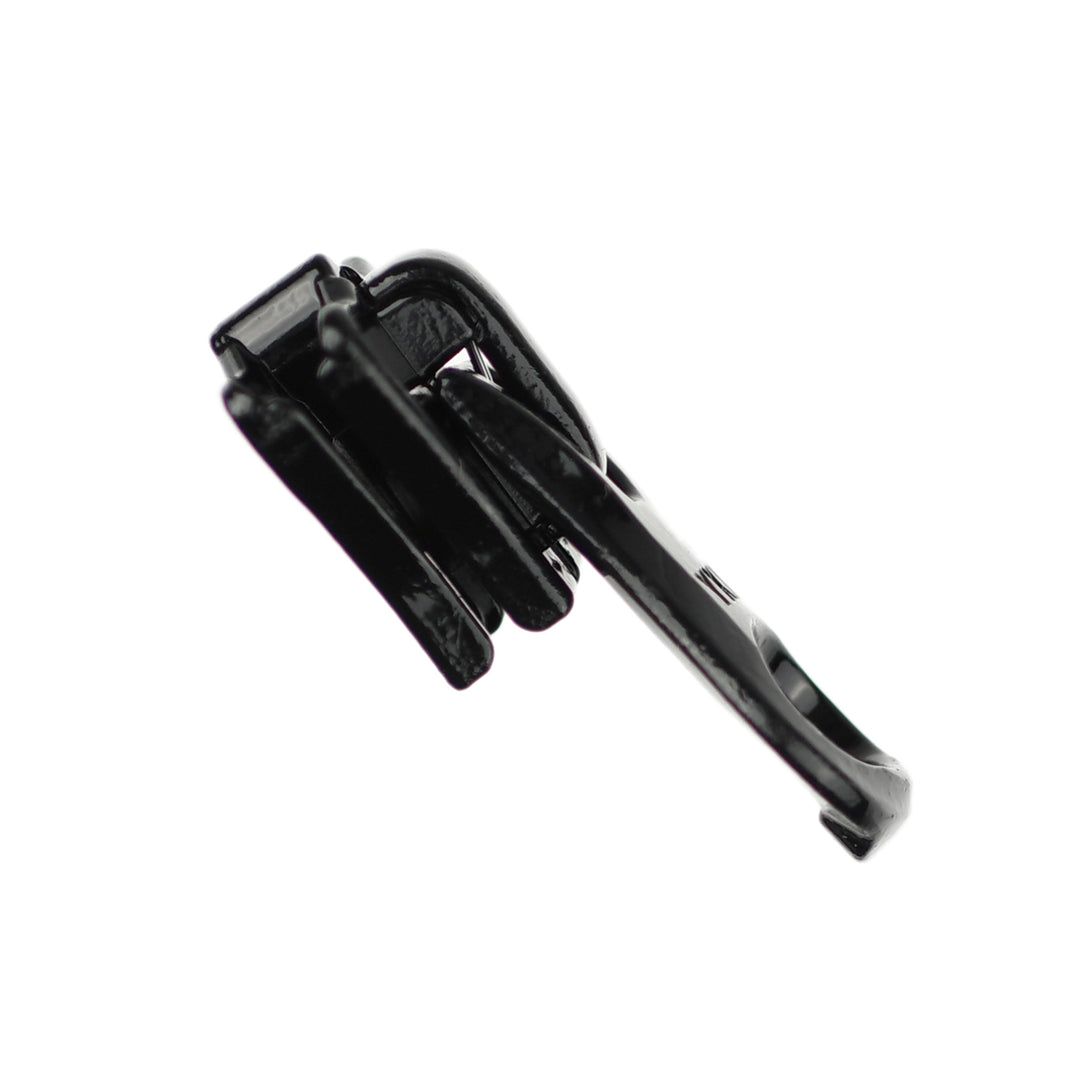 WATERPROOF SHORT-PULL SLIDER FOR YKK VISLON ZIPS - BLACK