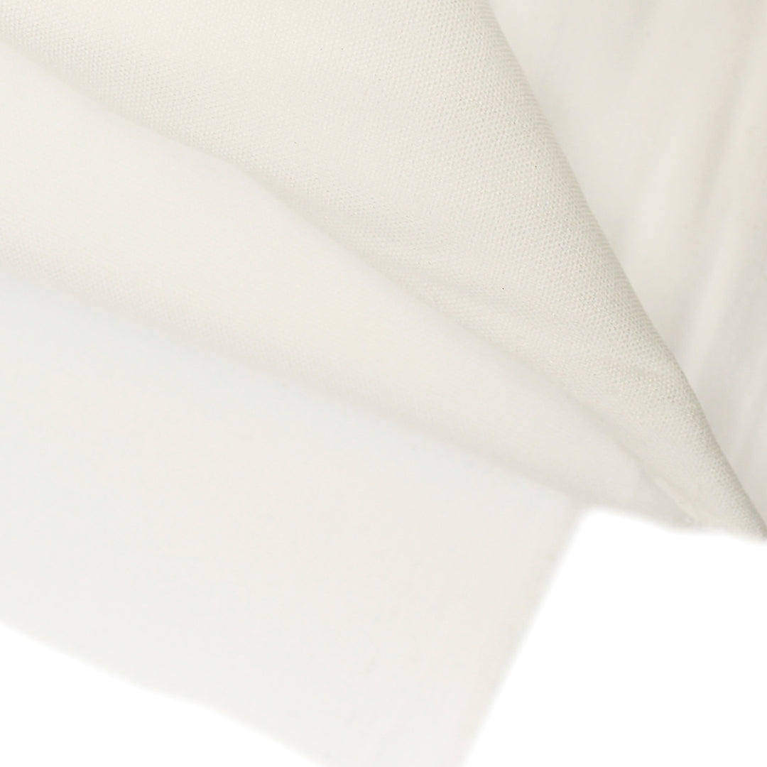 150CM SUPERFINE WOVEN STRETCH FUSING NATURAL WHITE