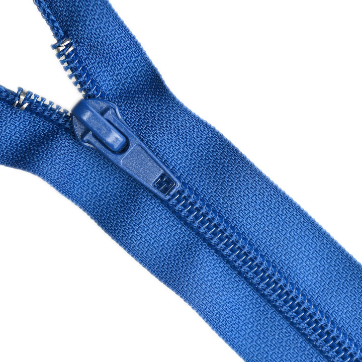 NYLON OPEN-END ZIP NO.5 COL ELECTRIC BLUE