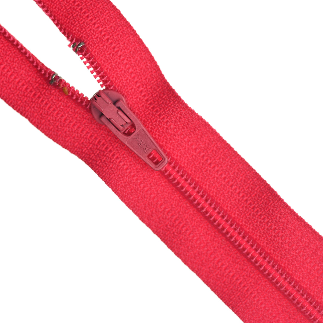 YKK NYLON CLOSED-END ZIP NO.3 COL 817 RASPBERRY