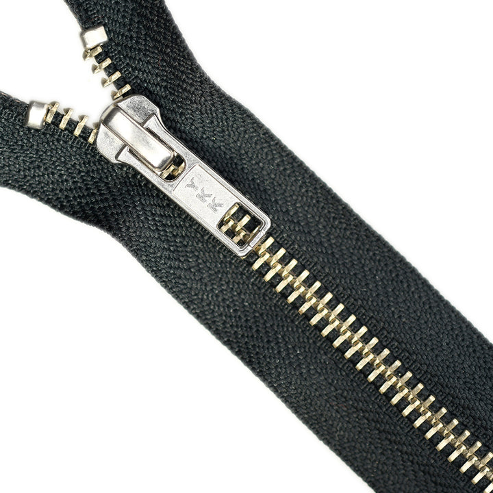 YKK METAL CLOSED-END ZIP NO.5 NICKEL COL 156