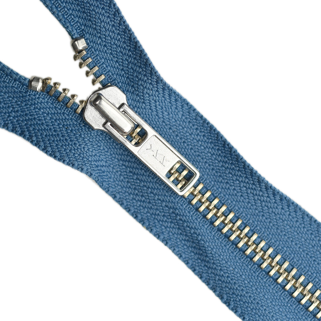 YKK METAL OPEN-END ZIP NO.5 NICKEL COL 839