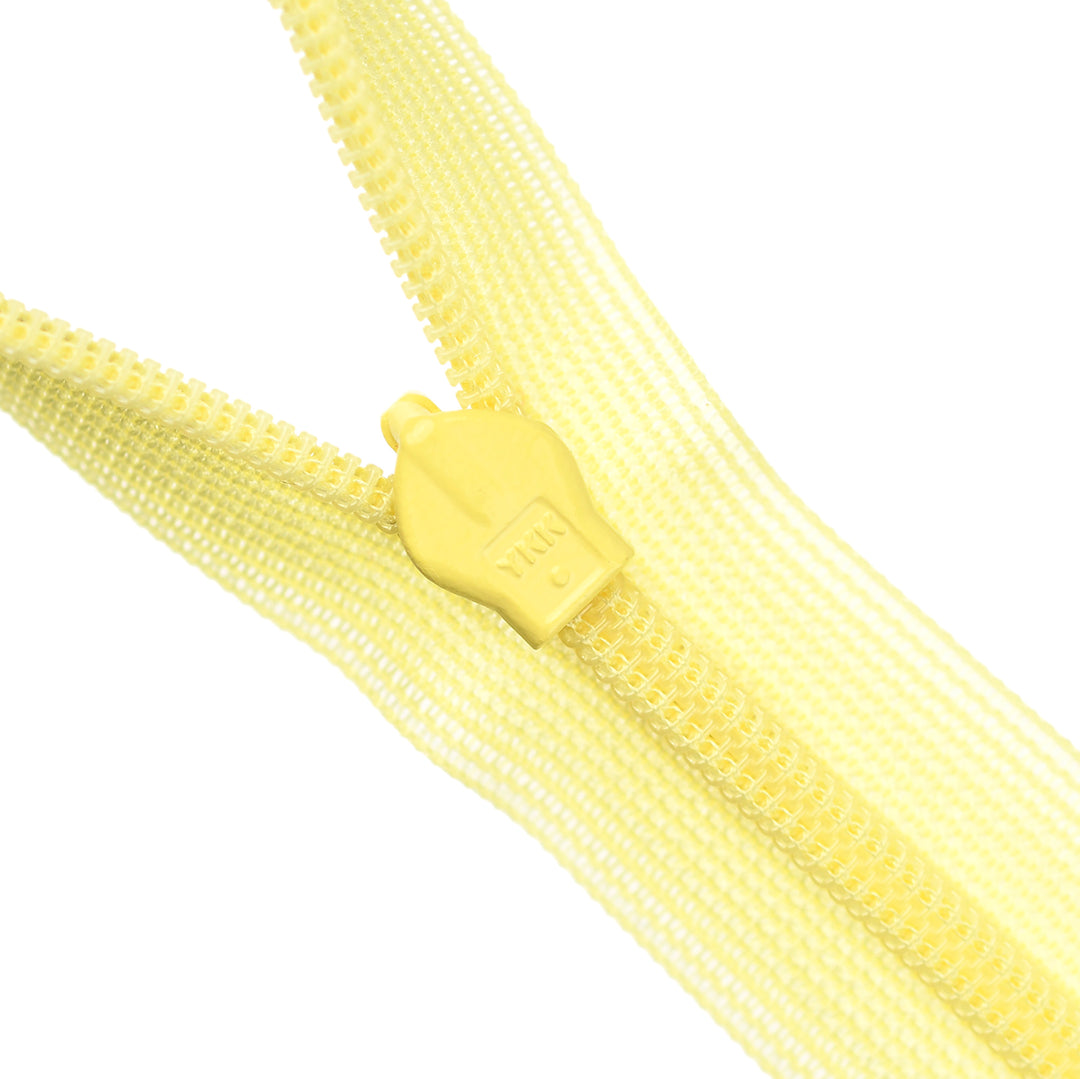 YKK INVISIBLE MESH ZIP COL 802 LEMON