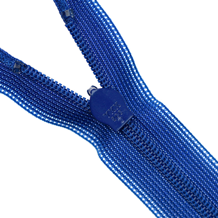 YKK INVISIBLE MESH ZIP COL 220 VIVID BLUE