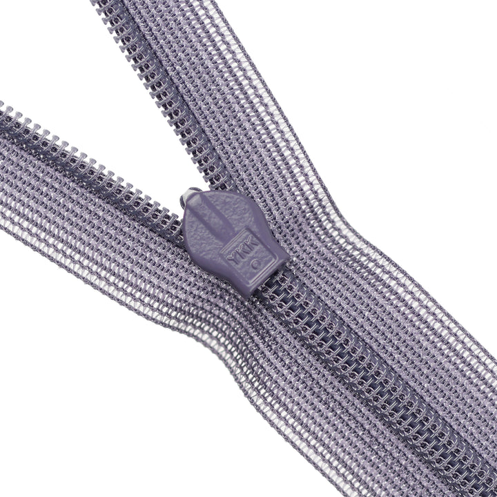 YKK INVISIBLE MESH ZIP COL 380 DEEP MAUVE