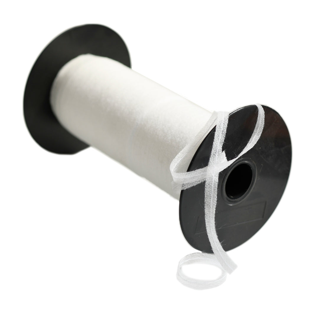 6MM BIAS STITCHED FUSING TAPE WHITE