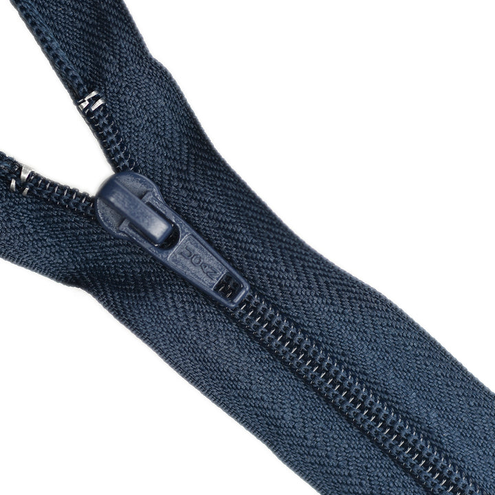 NYLON OPEN-END ZIP NO.5 COL NAVY