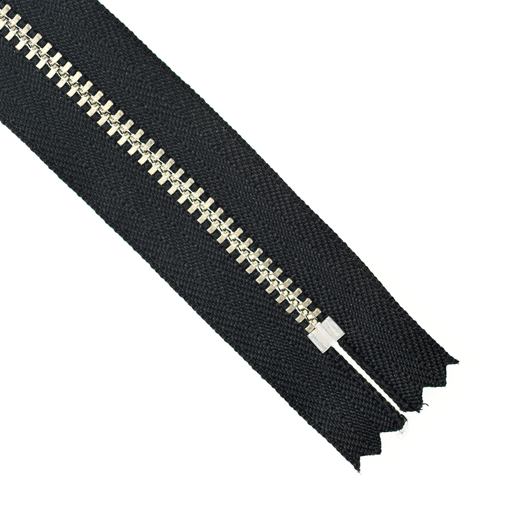 YKK JEAN ZIP NO.4.5 NICKEL COL 580 BLACK