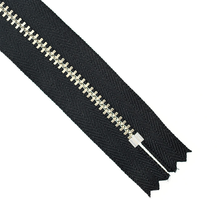 YKK JEAN ZIP NO.4.5 NICKEL COL 580 BLACK