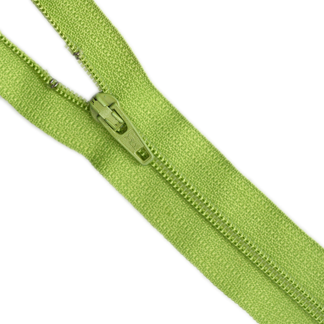 YKK NYLON CLOSED-END ZIP NO.3 COL 875 FRESH MOSS