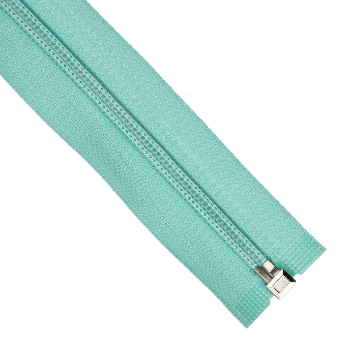 NYLON OPEN-END ZIP NO.5 COL SEAFOAM