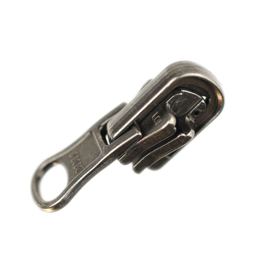 REVERSIBLE SLIDER FOR YKK VISLON ZIPS - ANTIQUE NICKEL