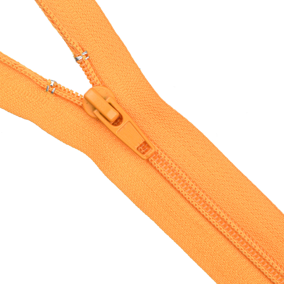 NYLON OPEN-END ZIP NO.5 COL PAPAYA