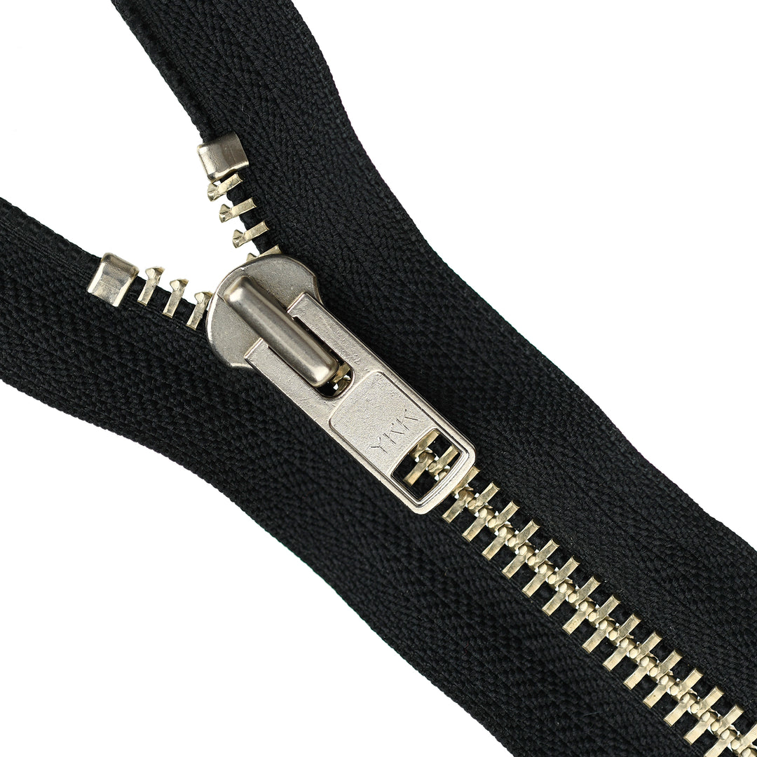 YKK METAL CLOSED-END ZIP NO.10 COL 580 BLACK