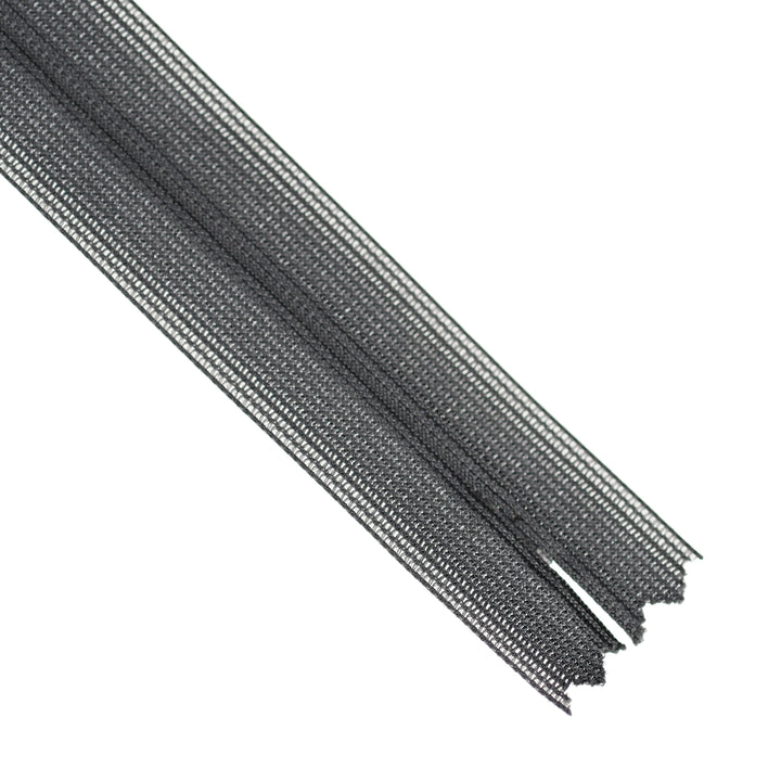 YKK INVISIBLE MESH ZIP COL 301 DARK GREY