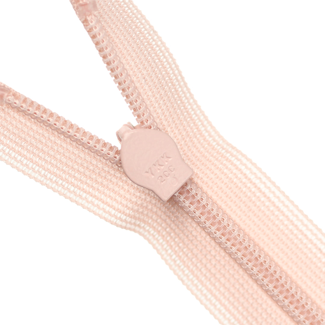 YKK INVISIBLE MESH ZIP COL 274 ANTIQUE PINK