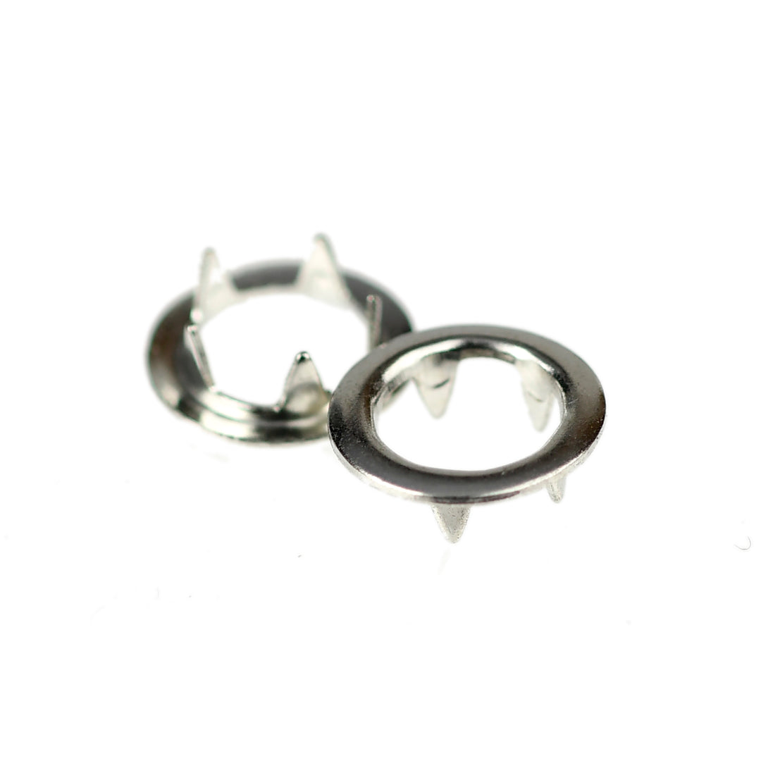 METAL OPEN PRONG SILVER