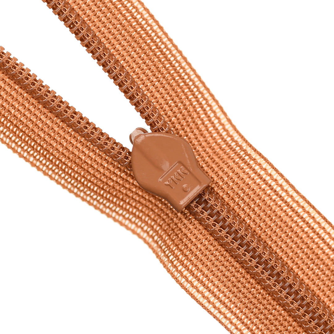 YKK INVISIBLE MESH ZIP COL 856 TERRACOTTA