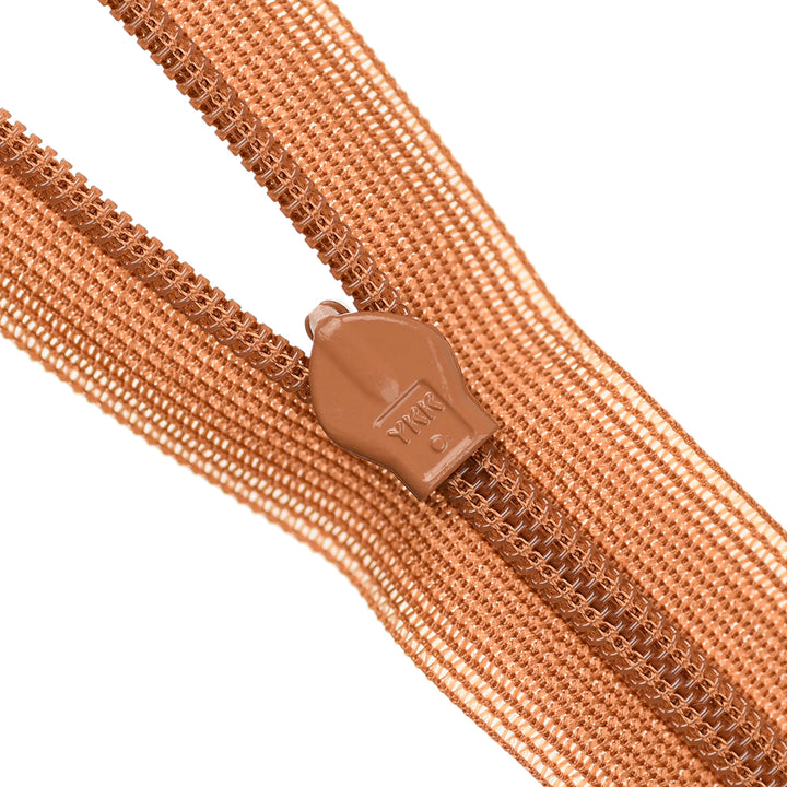 YKK INVISIBLE MESH ZIP COL 856 TERRACOTTA
