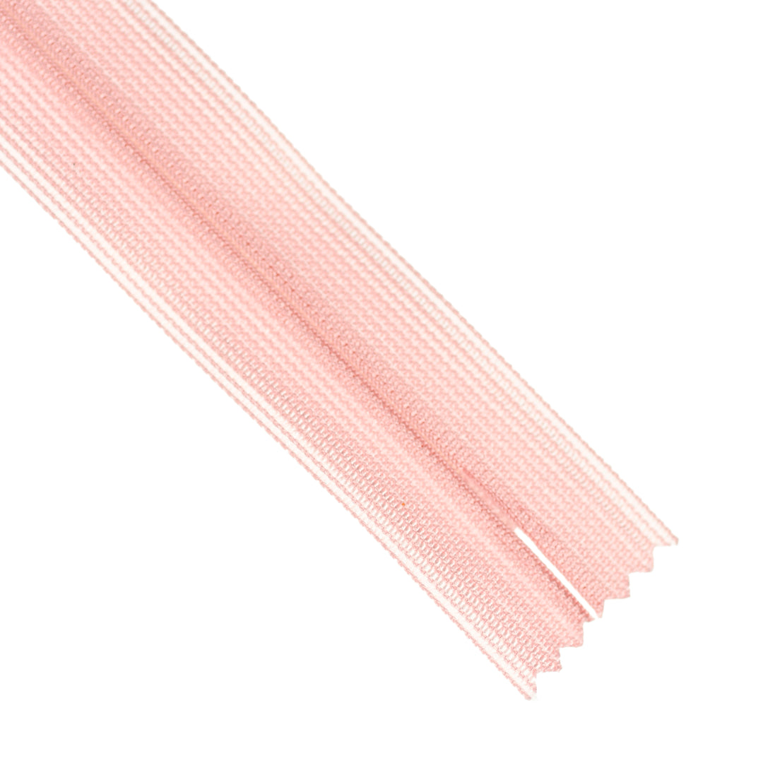 YKK INVISIBLE MESH ZIP COL 811 TEA ROSE