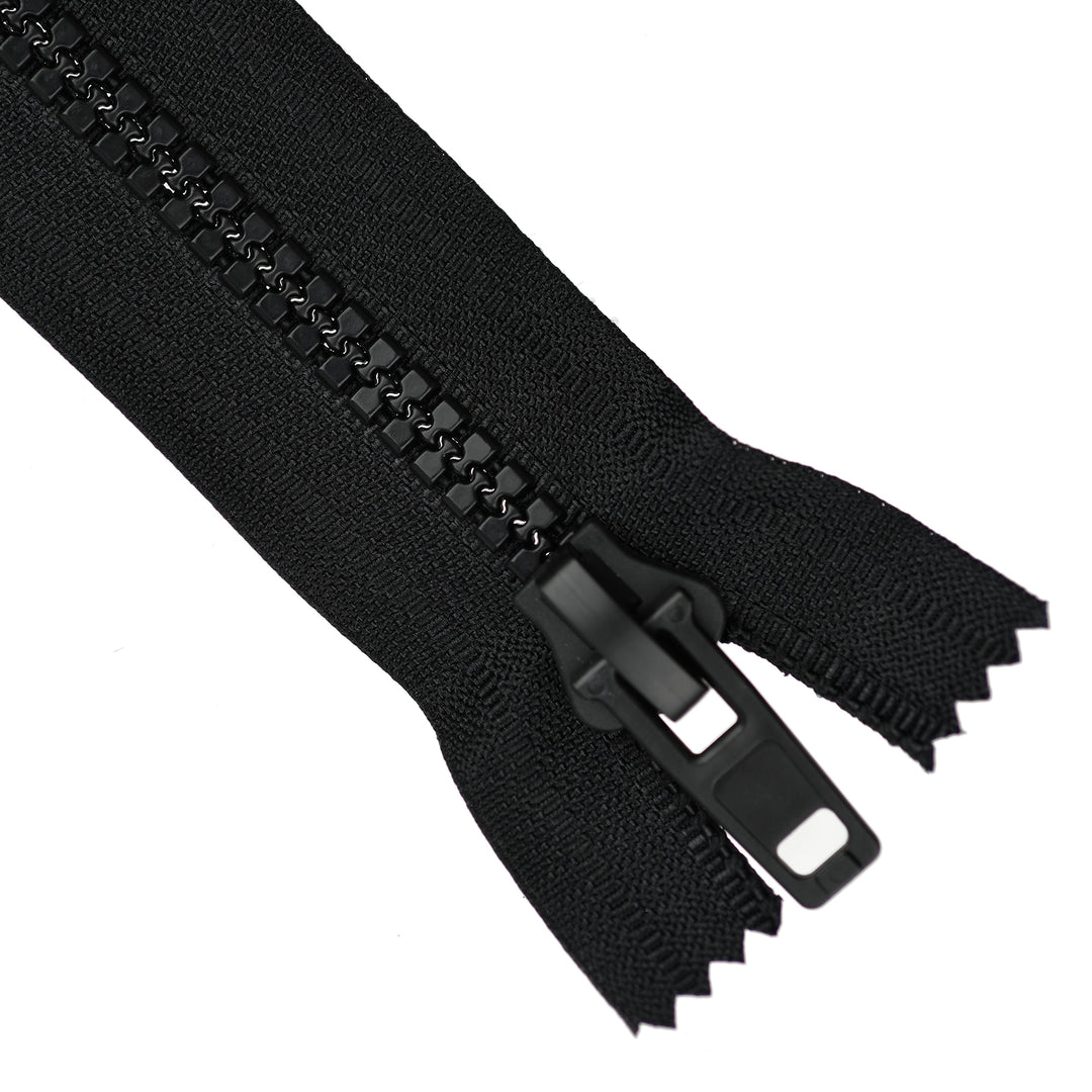 CHUNKY TWO-WAY ZIP NO.8 COL BLACK