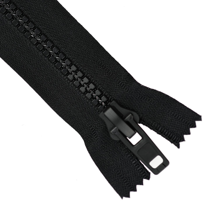 CHUNKY TWO-WAY ZIP NO.8 COL BLACK