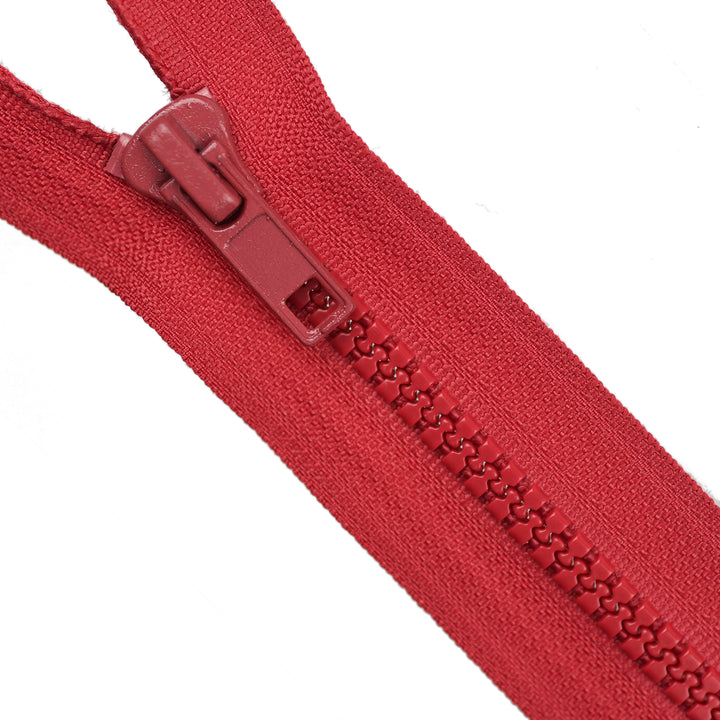 CHUNKY OPEN-END ZIP NO.5 COL RUBY