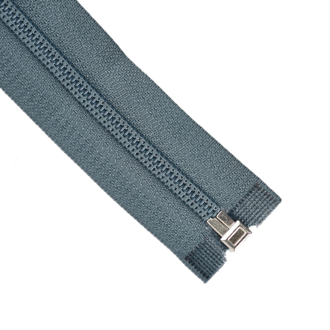 NYLON OPEN-END ZIP NO.5 COL DARK GREY