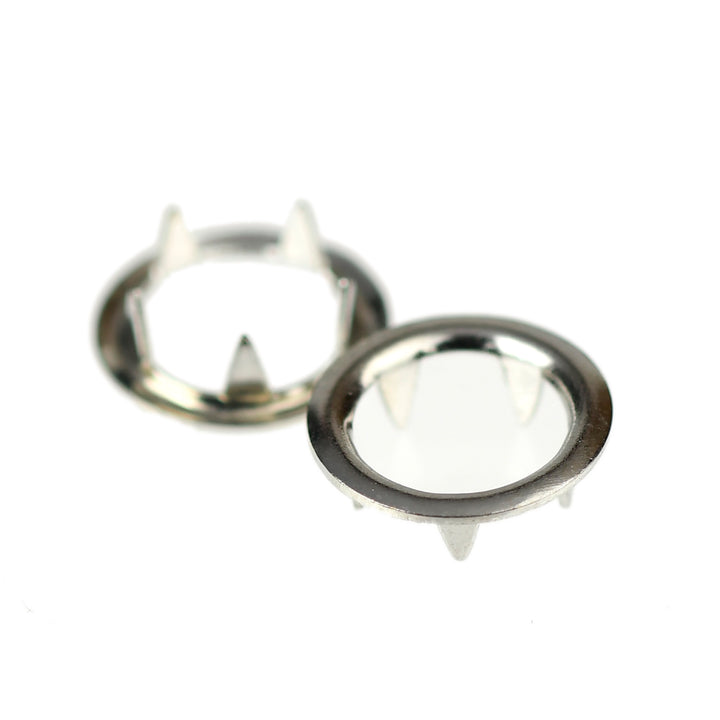 METAL OPEN PRONG SILVER