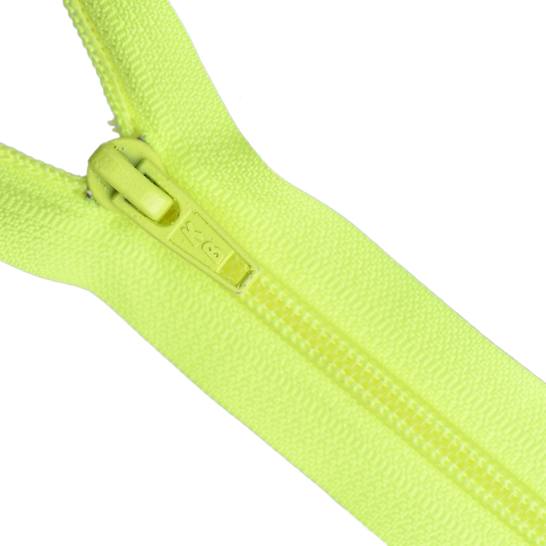NYLON CLOSED-END NO.5 ZIP COL VIVID GREEN