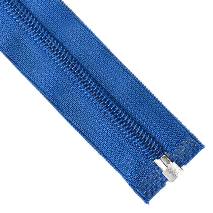 NYLON OPEN-END ZIP NO.5 COL ELECTRIC BLUE