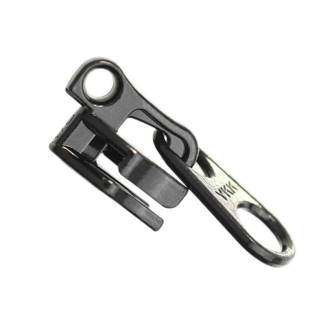NON-LOCK PADLOCK LOOP SLIDER FOR YKK NYLON COIL ZIPS - BLACK