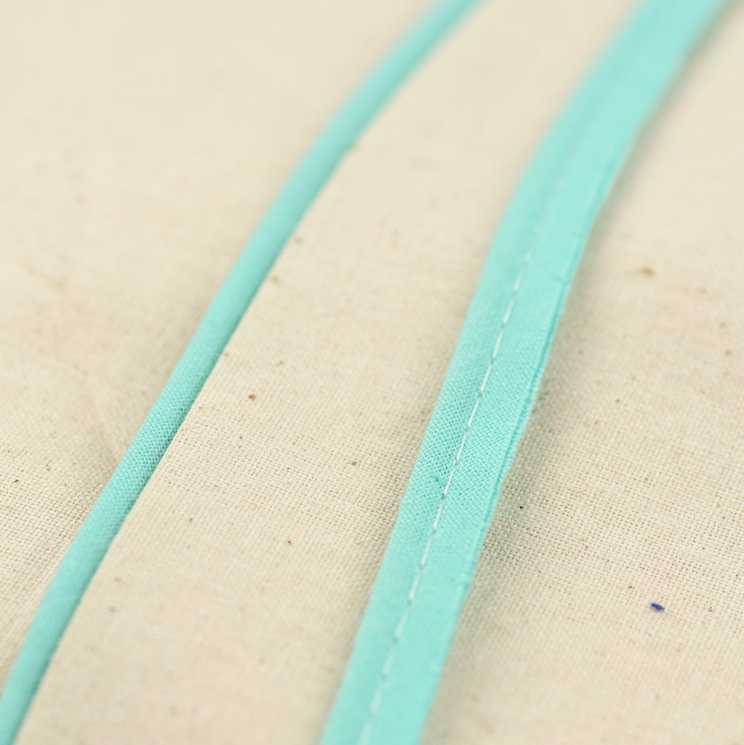 100% COTTON COVERED PIPING MINT