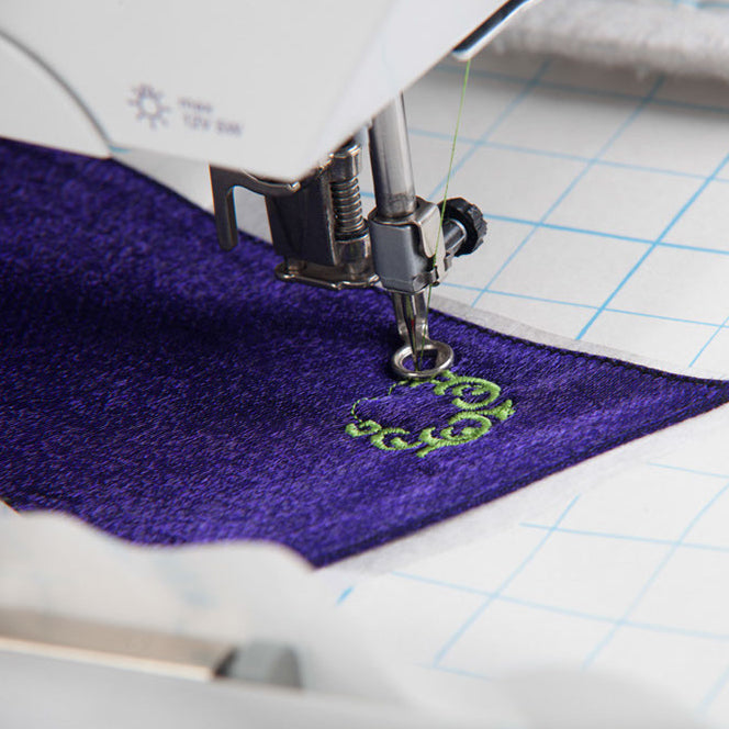 54.5CM VLIESELINE FILMOPLAST H54 SELF-ADHESIVE TEAR-OFF EMBROIDERY BACKING 25GSM WHITE