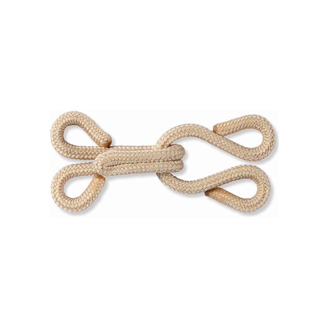 COVERED HOOK & EYE FASTENERS BEIGE