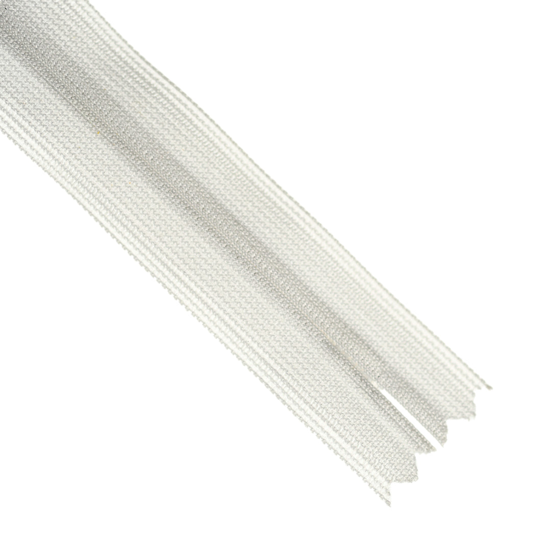 YKK INVISIBLE MESH ZIP COL 316 SILVER GREY