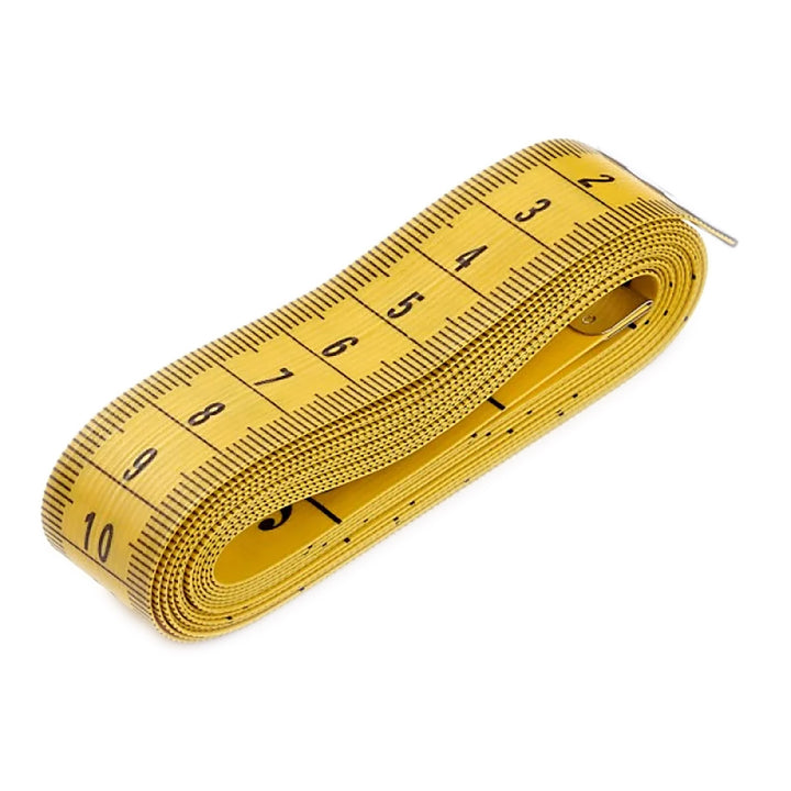 150CM PRYM METRIC FIBREGLASS TAPE MEASURE YELLOW