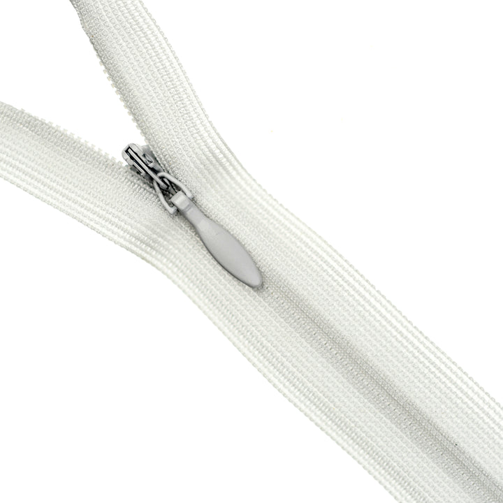YKK INVISIBLE MESH ZIP COL 316 SILVER GREY