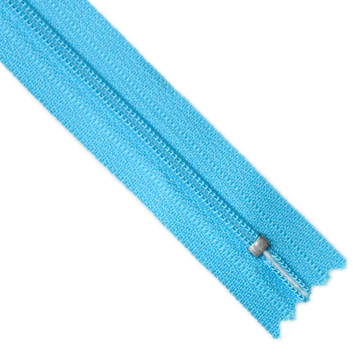 YKK NYLON CLOSED-END ZIP NO.3 COL 833 BONDI BLUE
