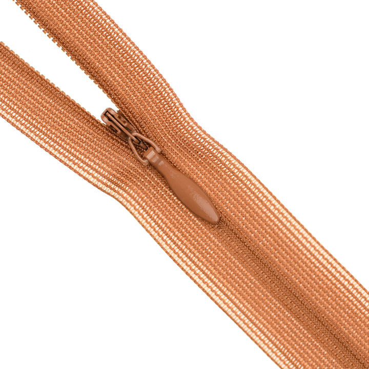 YKK INVISIBLE MESH ZIP COL 856 TERRACOTTA